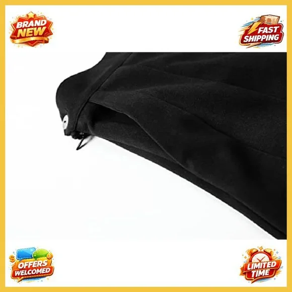 Woolen Pleated Skirt with Stretchy Band and Pockets Y2K Chic Winter